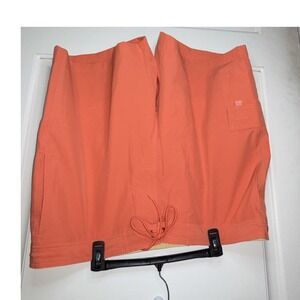 Caribbean Men's Orange Swim Trunks XXL Drawstring Pocket